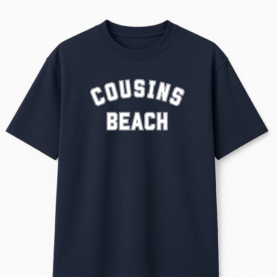 The summer I turned pretty cousins Beach koyu lacivert T-shirt 