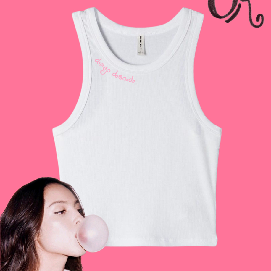 drop dead olivia rodrigo crop 