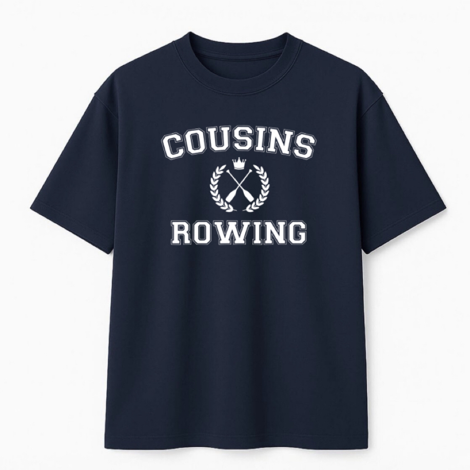 The summer I turned pretty cousins rowing koyu lacivert T-shirt 