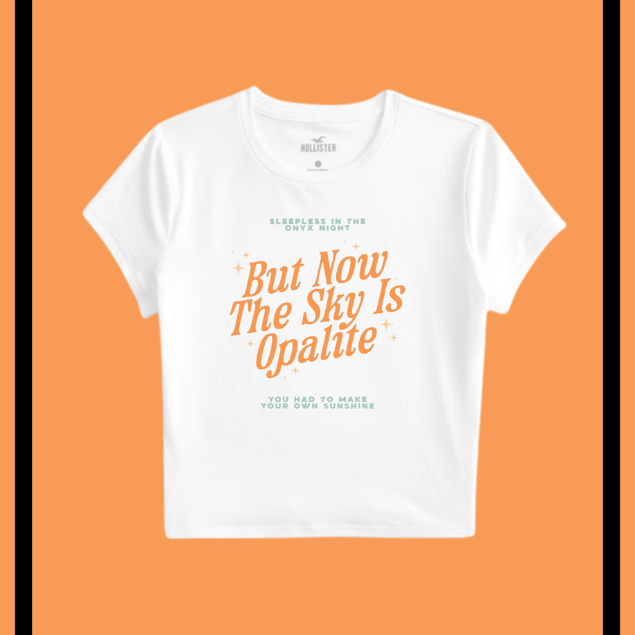 Opalite baby tee 