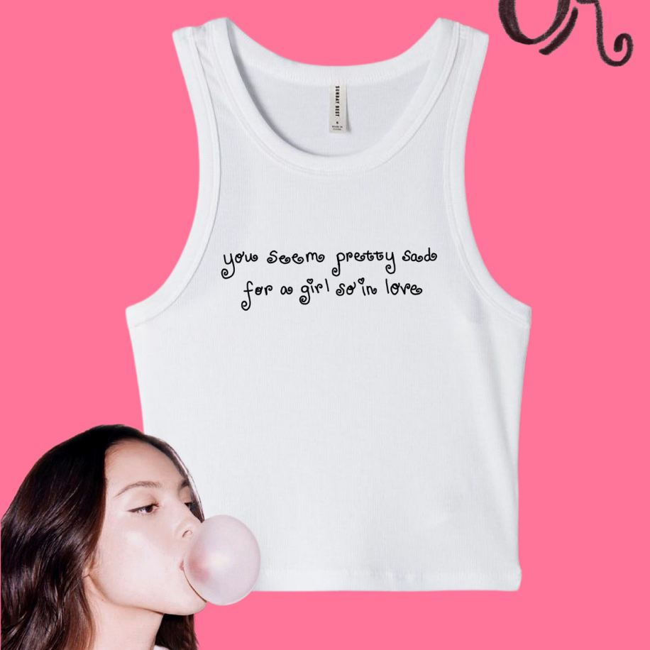 for a girl so in love crop olivia rodrigo