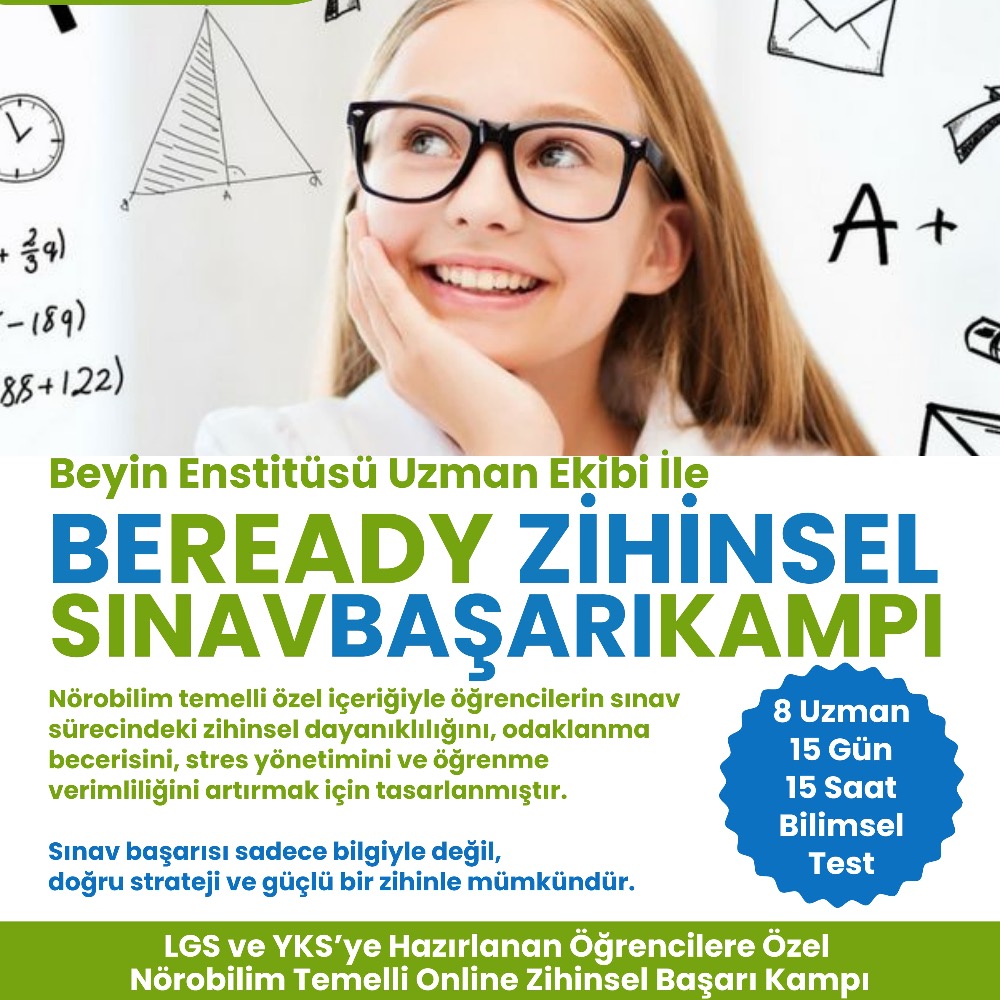 BEREADY ZİHİNSEL SINAV BAŞARI KAMPI