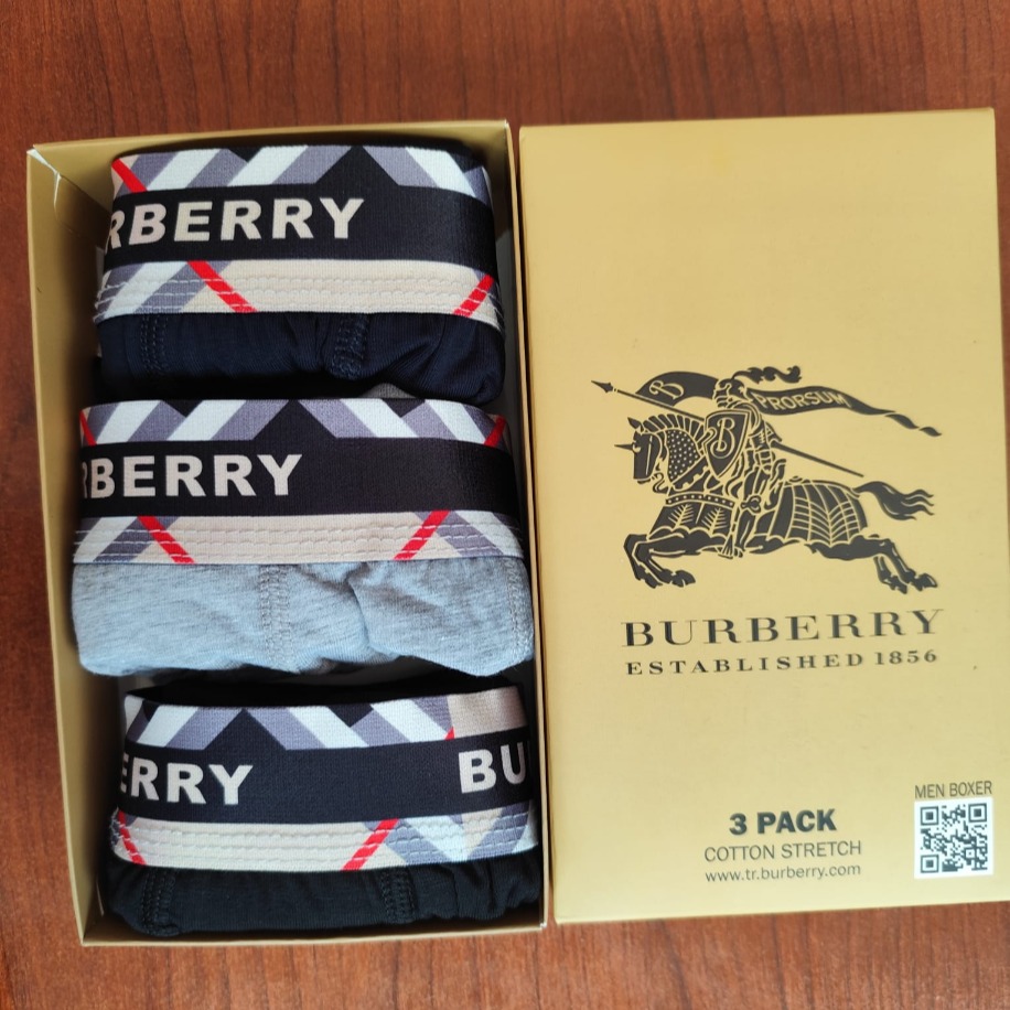 BURBERRY ERKEK 3LÜ BOXER URBANFABRİC