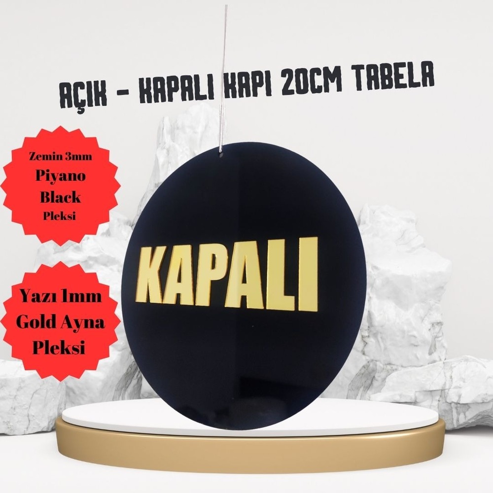 Mağaza Açık Kapalı Tabelası