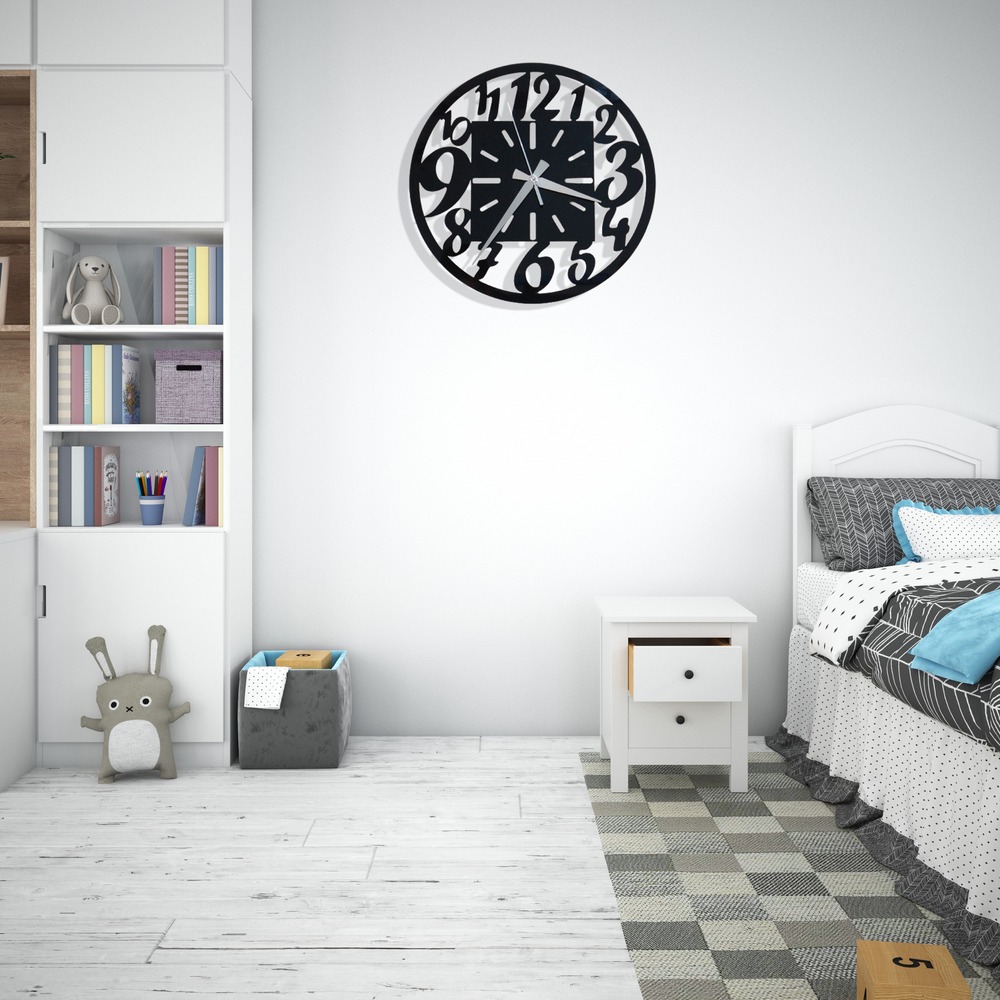 Uzay Craft CipherArt 35cm Dekoratif Duvar Saati