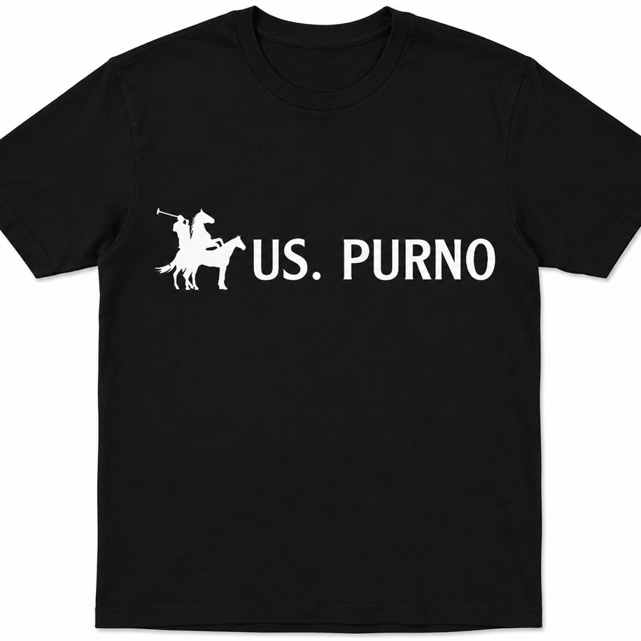 US. Purno Siyah Oversize T-Shirt