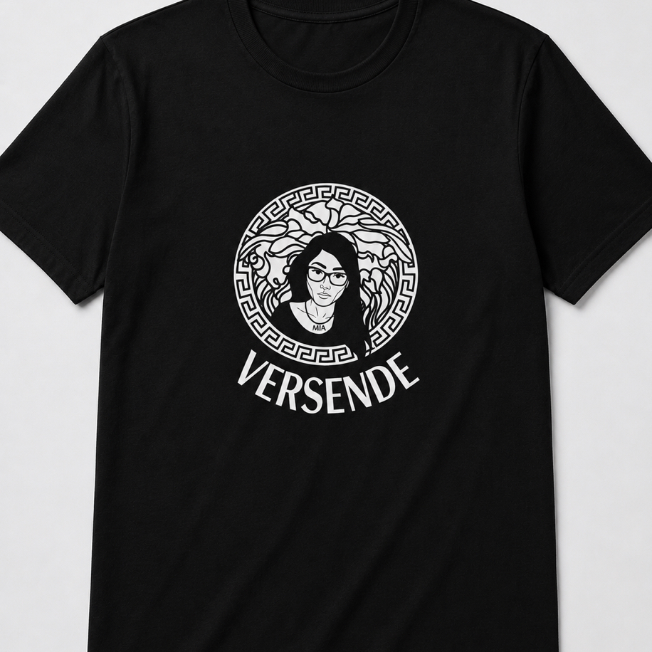 Versende Siyah Oversize T-Shirt