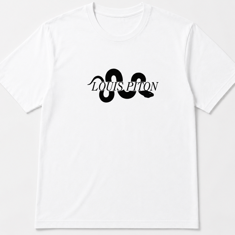 Louis Piton Beyaz Oversize T-Shirt