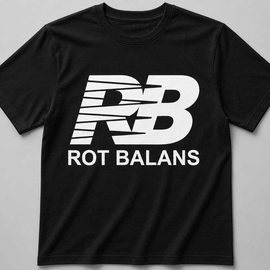 Rot Balans Siyah Oversize T-shirt