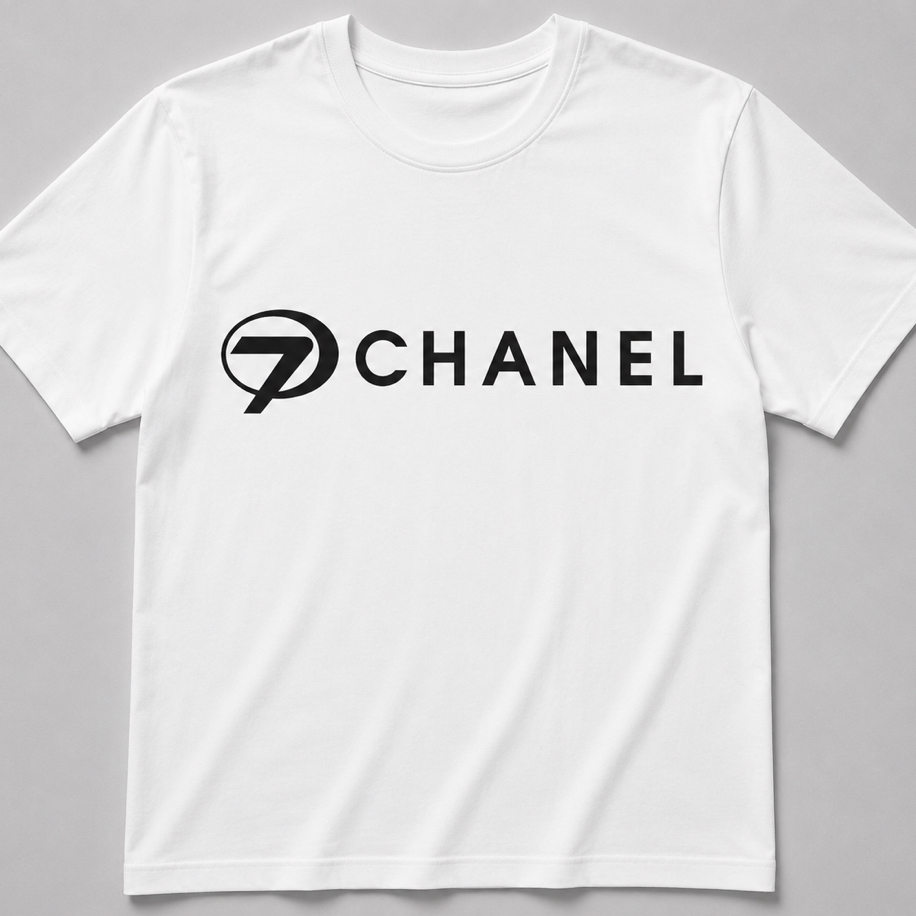 7Chanel Beyaz Oversize T-shirt