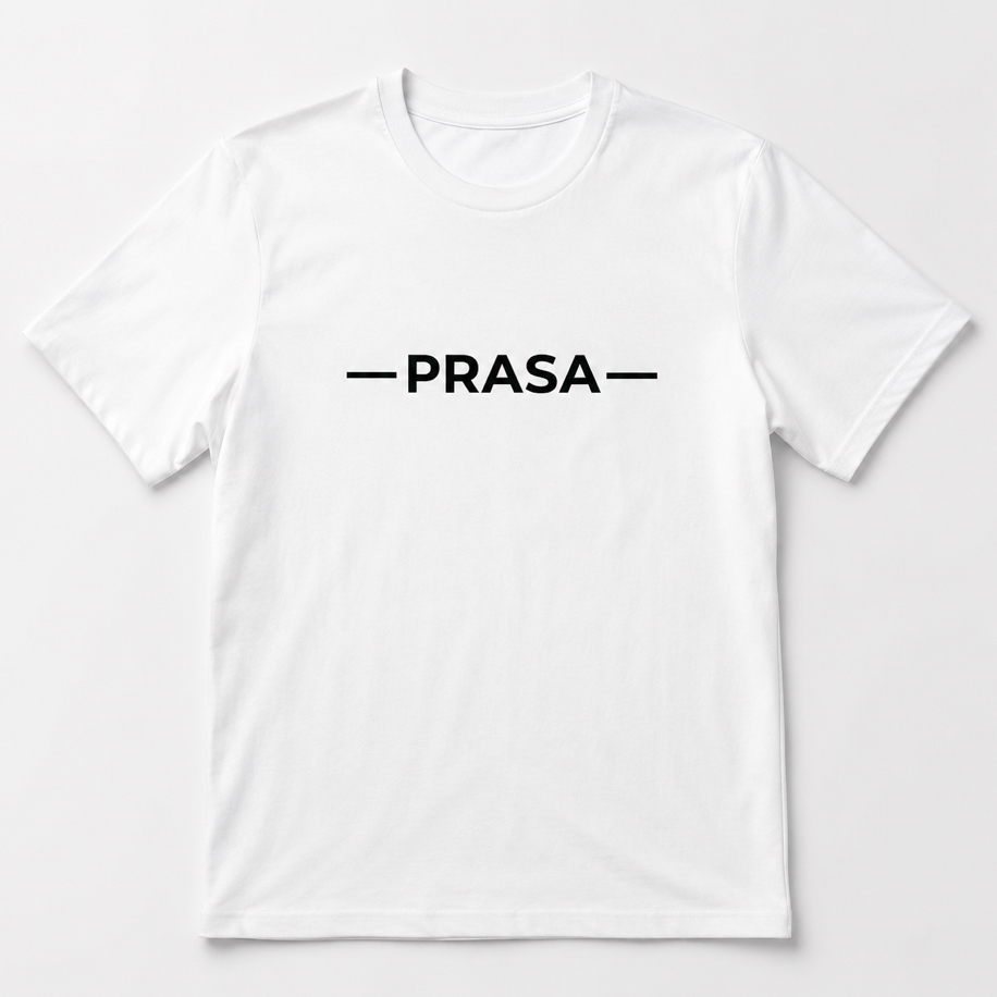 Prasa Beyaz Oversize T-shirt
