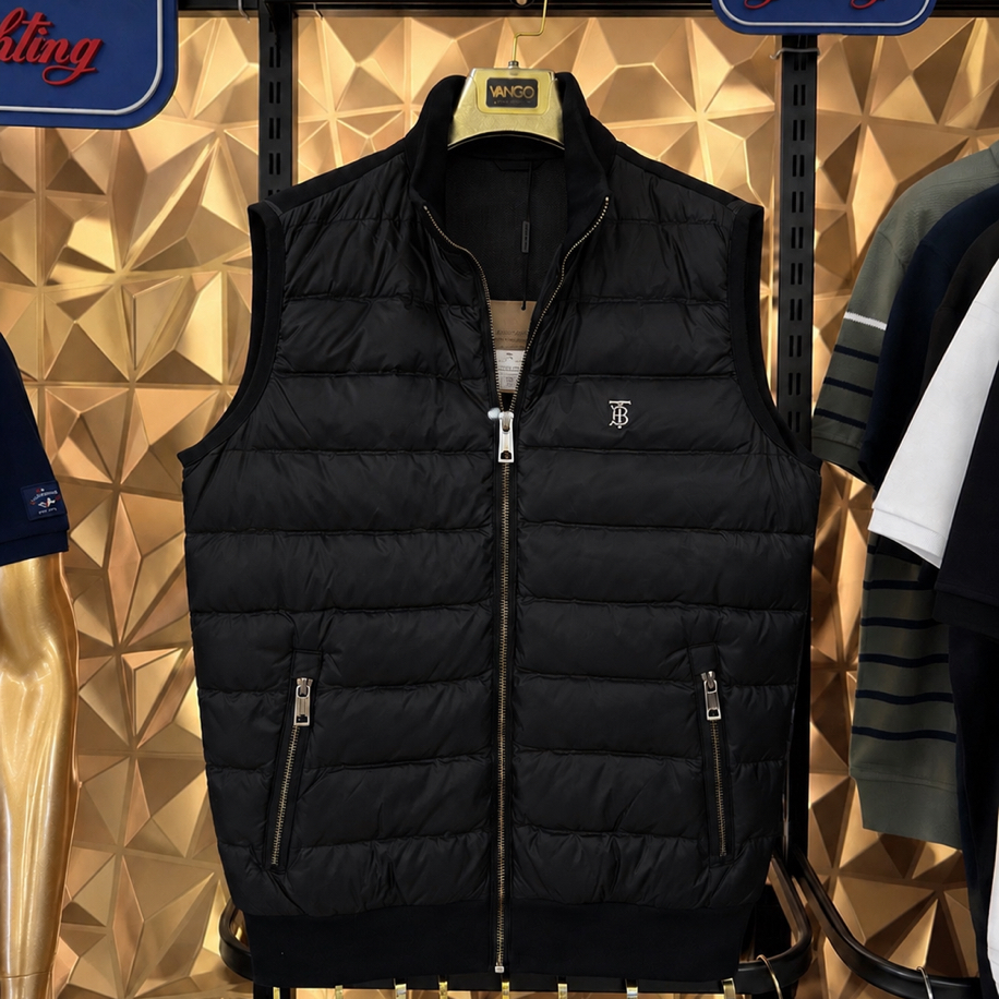 Yeni Sezon BURBERRY Sırt Dokuma Yelek