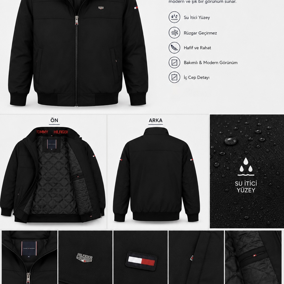 Yeni Sezon TOMMY Premium Mevsimlik Mont