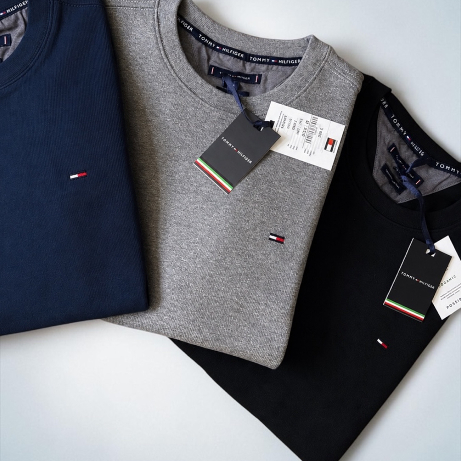 Yeni Sezon TOMMY Premium Selanik Dokuma Sweatshirt 