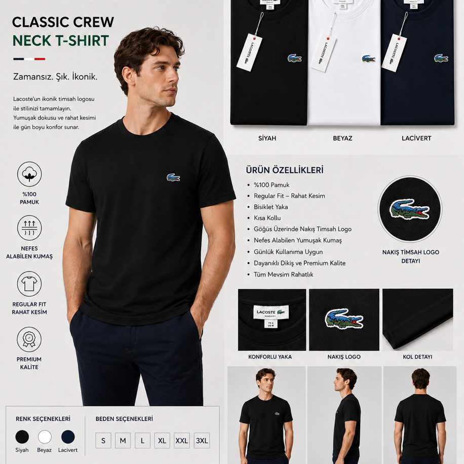 Yeni Sezon LACOST Mağaza/Site Modeli