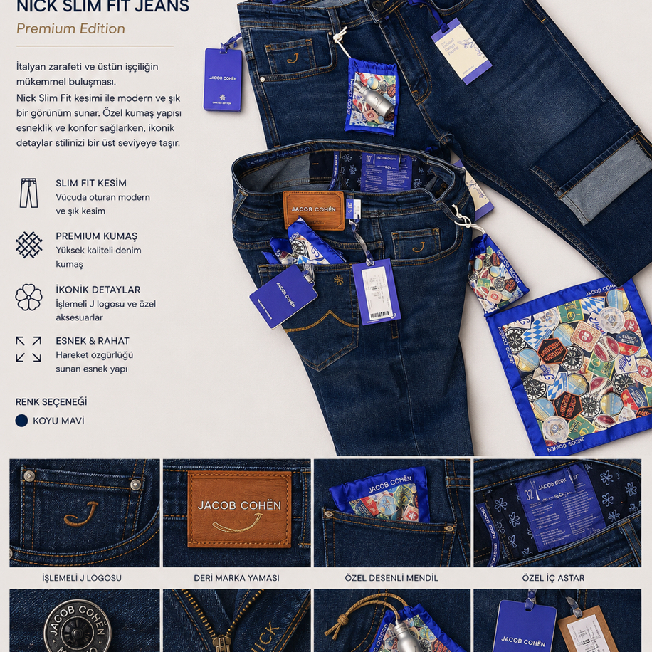 Yeni Sezon JACOB COHEN Yurtdışı Premium