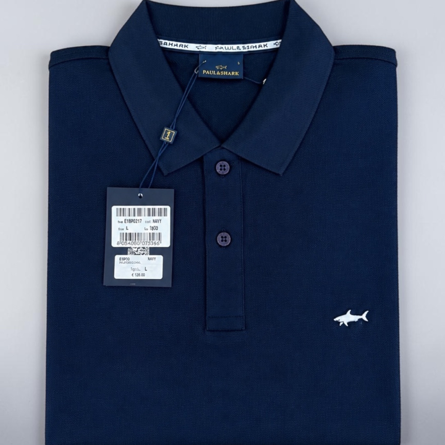 PAUL&SHARK Yeni Sezon Mağaza Modeli Metal Logo Dark Blue