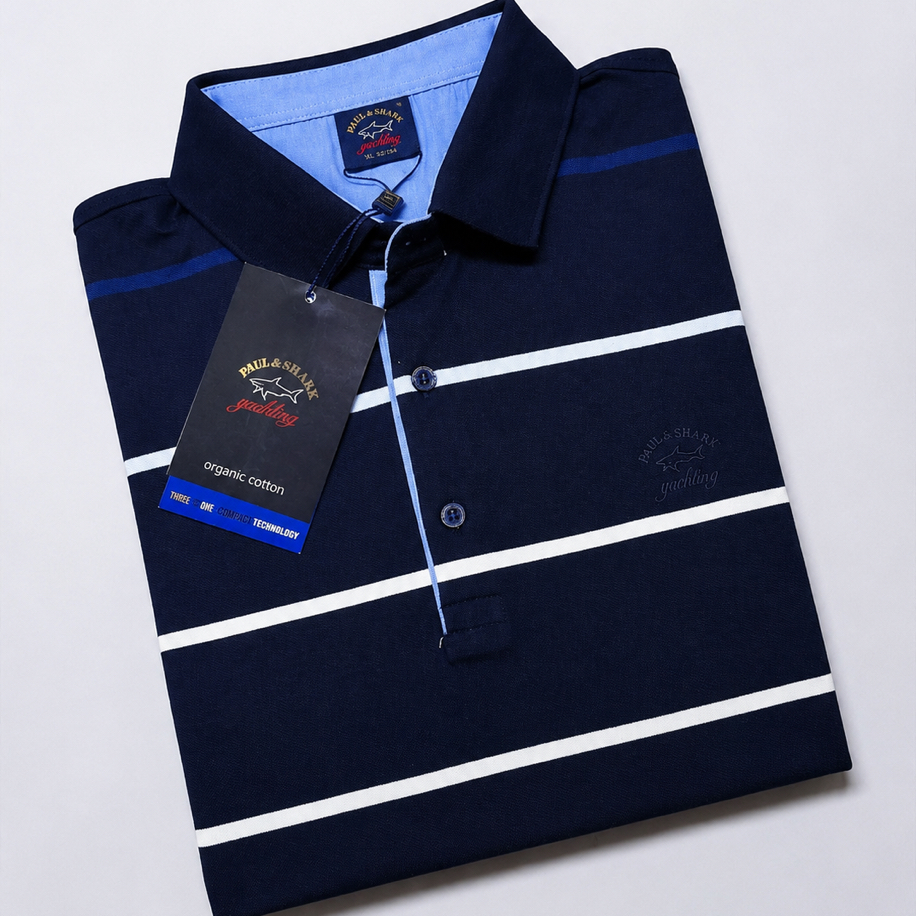P&S SHARK Yacht Club Premium Polo Yaka Kısa Kol