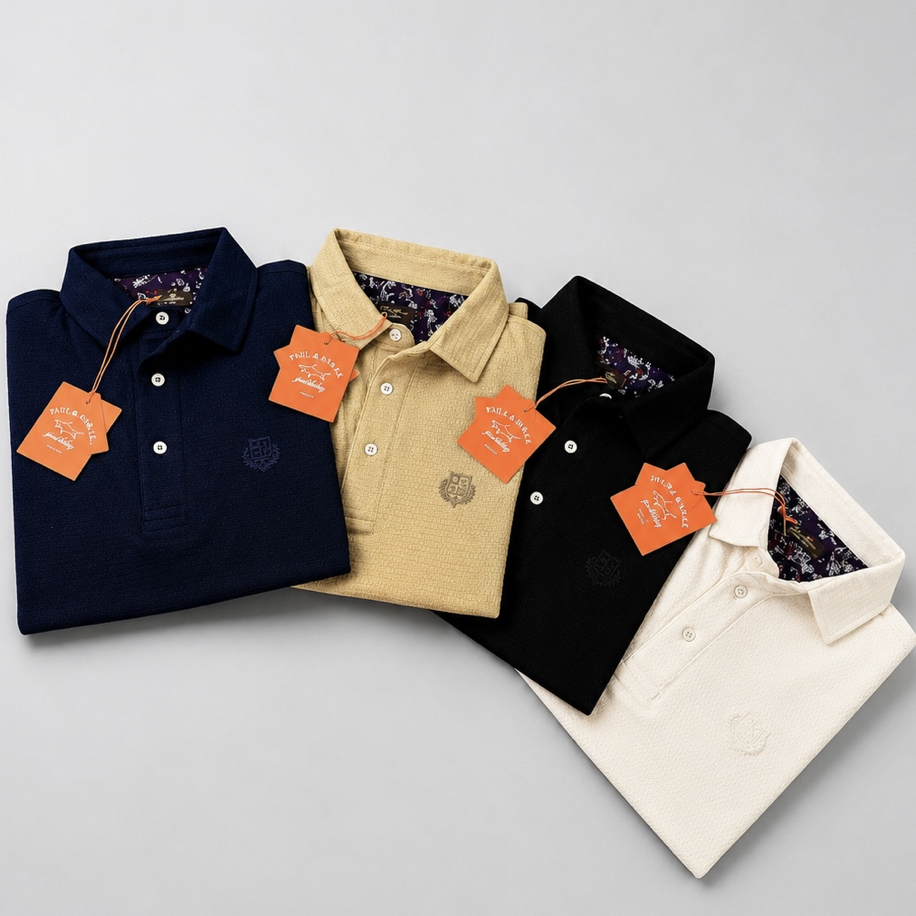 Loro Piana Premium Dokulu Polo Yaka