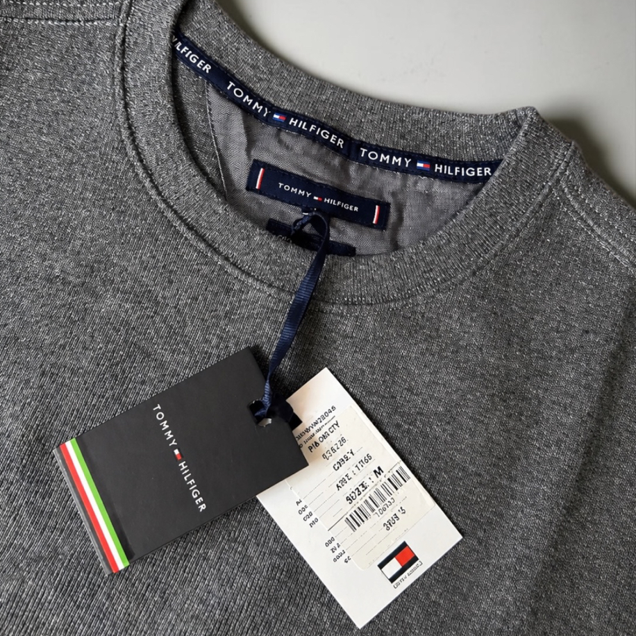 Yeni Sezon TOMMY Premium Selanik Dokuma Sweatshirt 