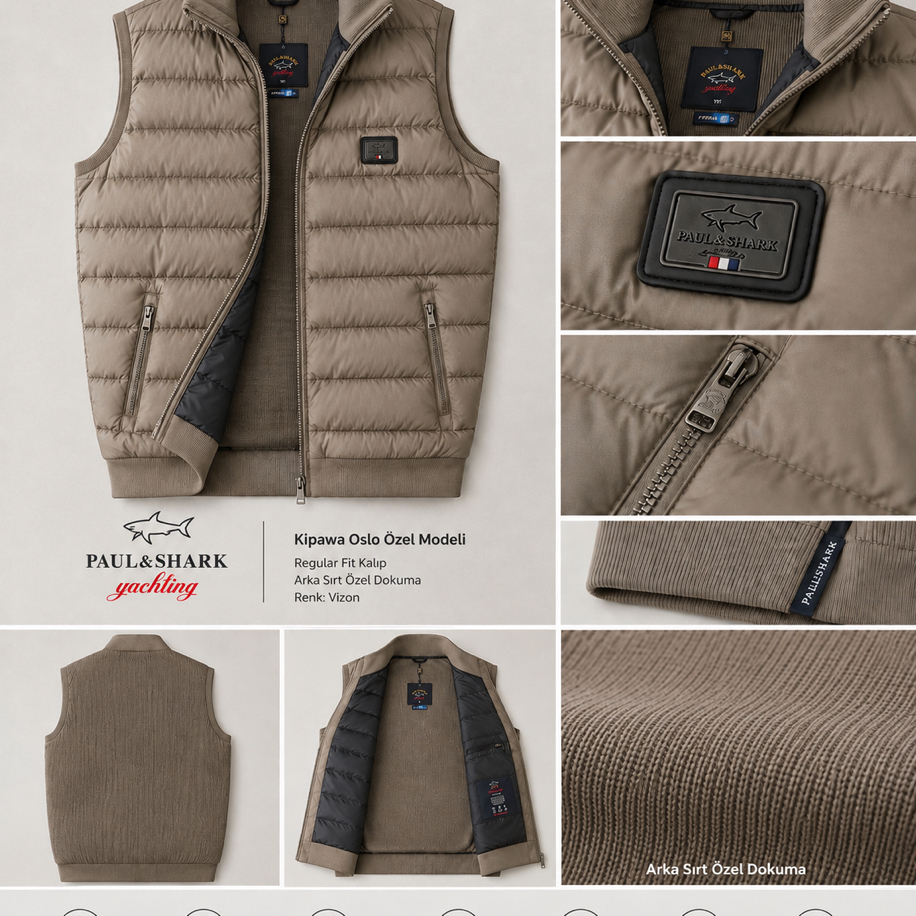 PAUL&SHARK Kipawa Oslo Özel Modeli – Vizon