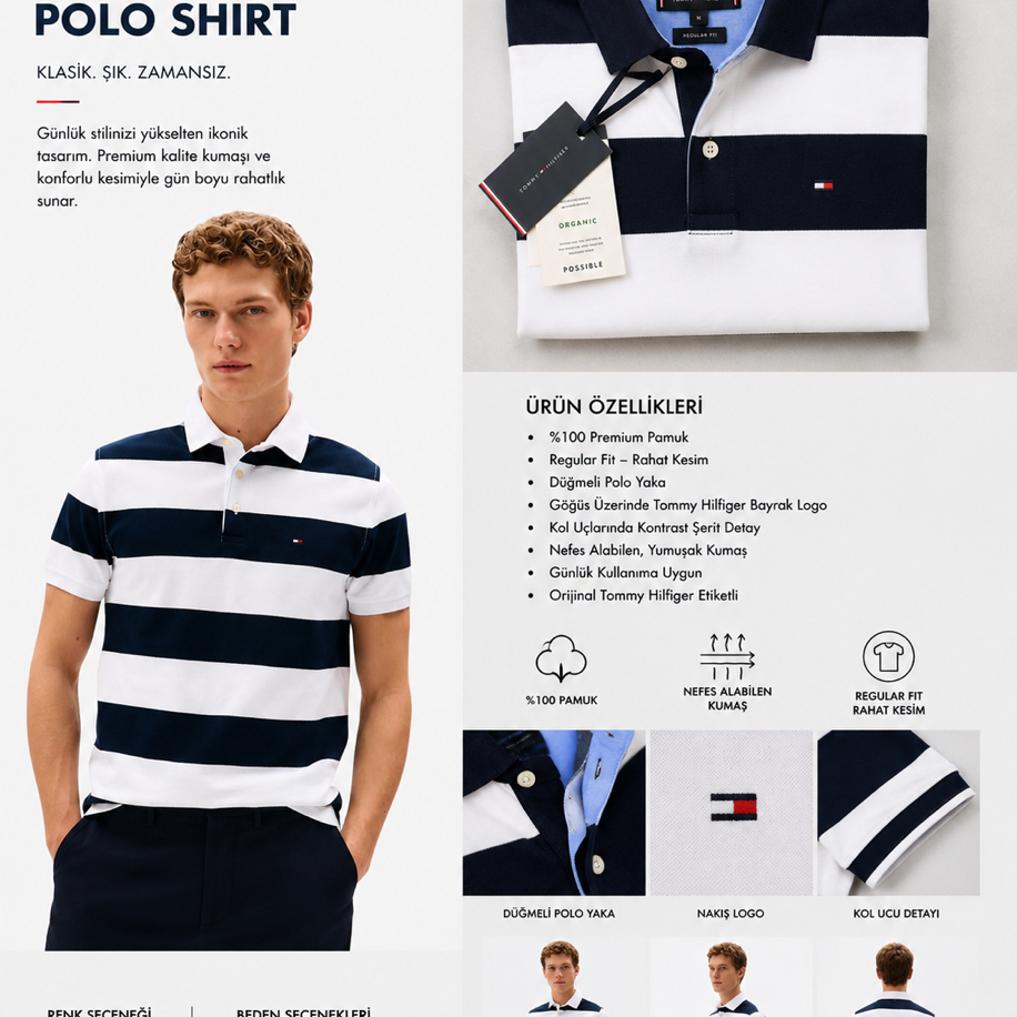 Yeni Sezon TOMMY Premium Polo Yaka