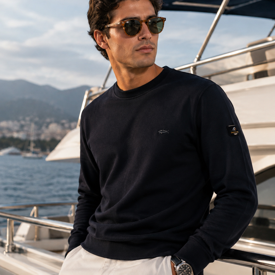 P&S Yacht Club Premium Selanik Dokuma Uzun Kol