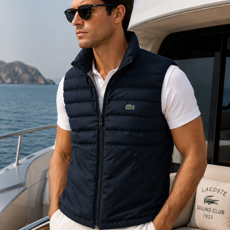 Yeni Mağaza Modeli LACOST Premium Yelek Modeli