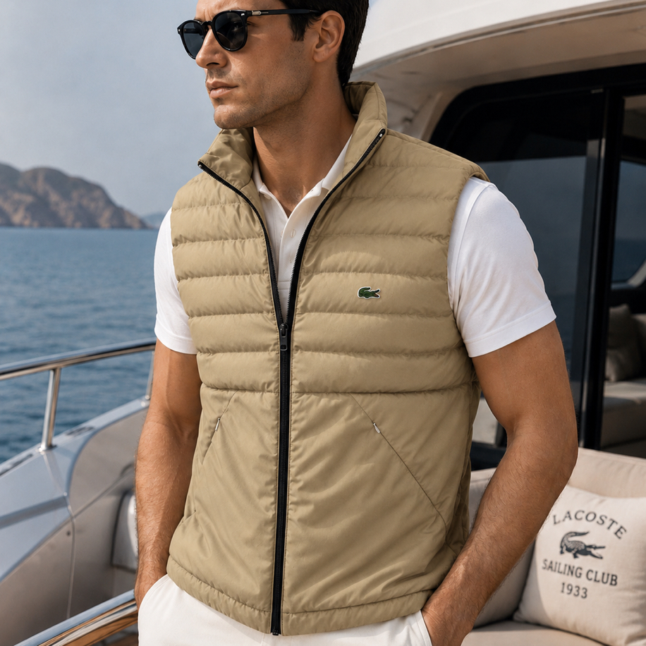 Yeni Mağaza Modeli LACOST Premium Yelek Modeli