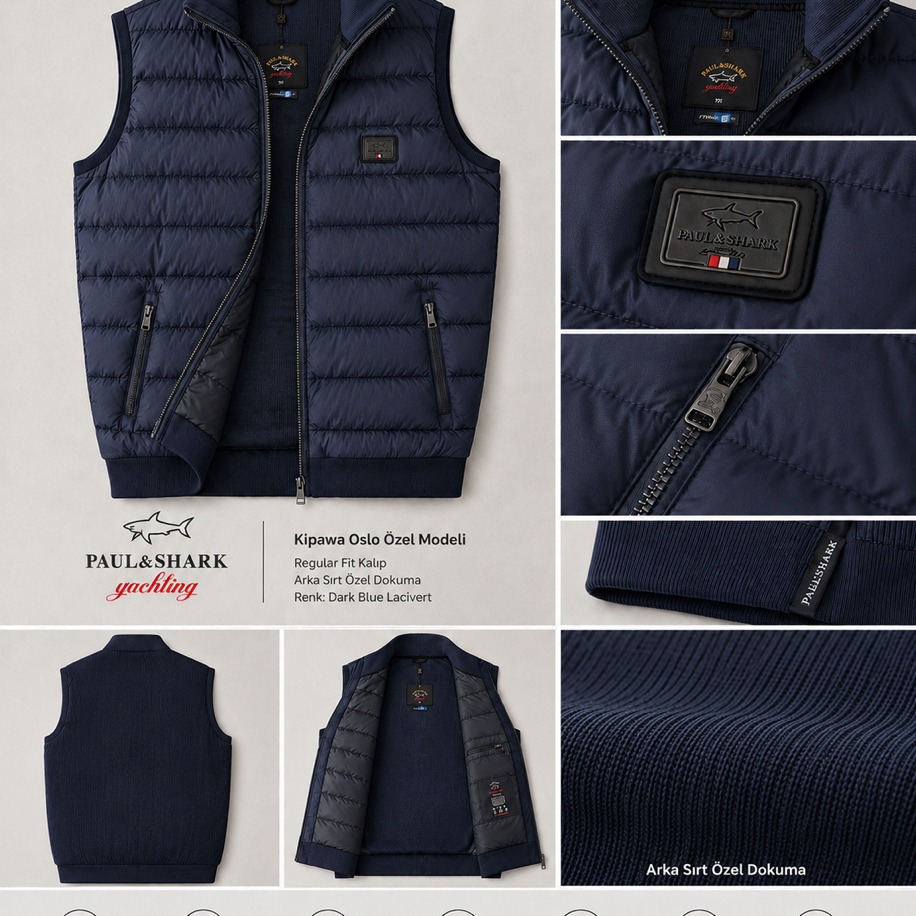 PAUL&SHARK Kipawa Oslo Özel Modeli – Lacivert