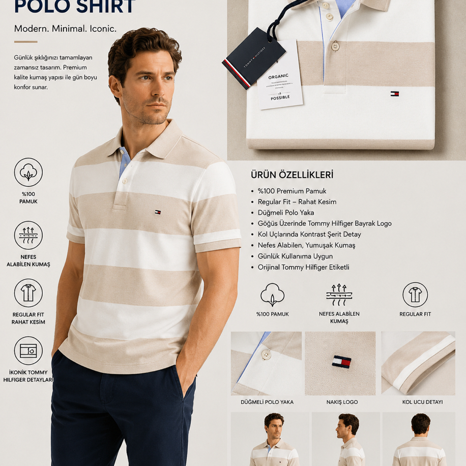 Yeni Sezon TOMMY Premium Polo Yaka