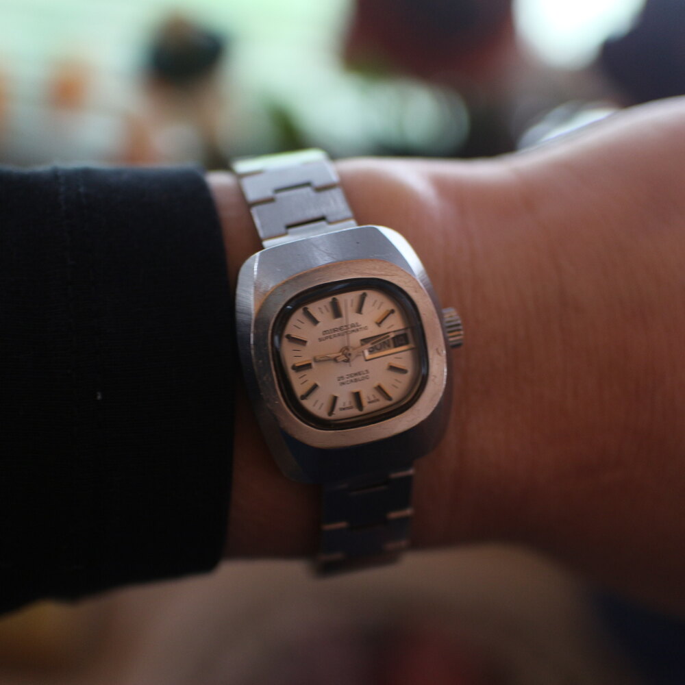 Vintage Mirexal Superautomatic 25 Jewels Swiss Made Kol Saati