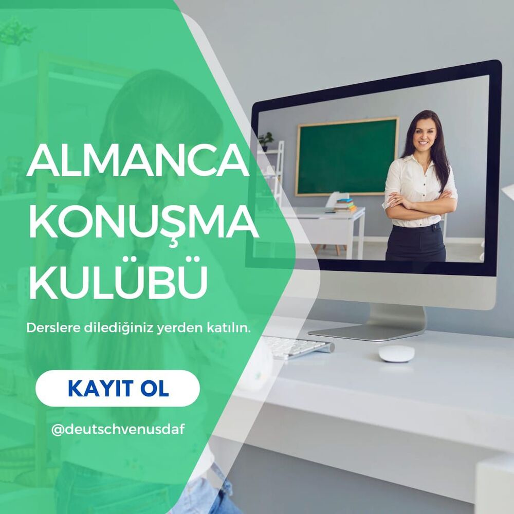 ONLİNE ALMANCA B1 - B2 KONUŞMA KULÜBÜ 