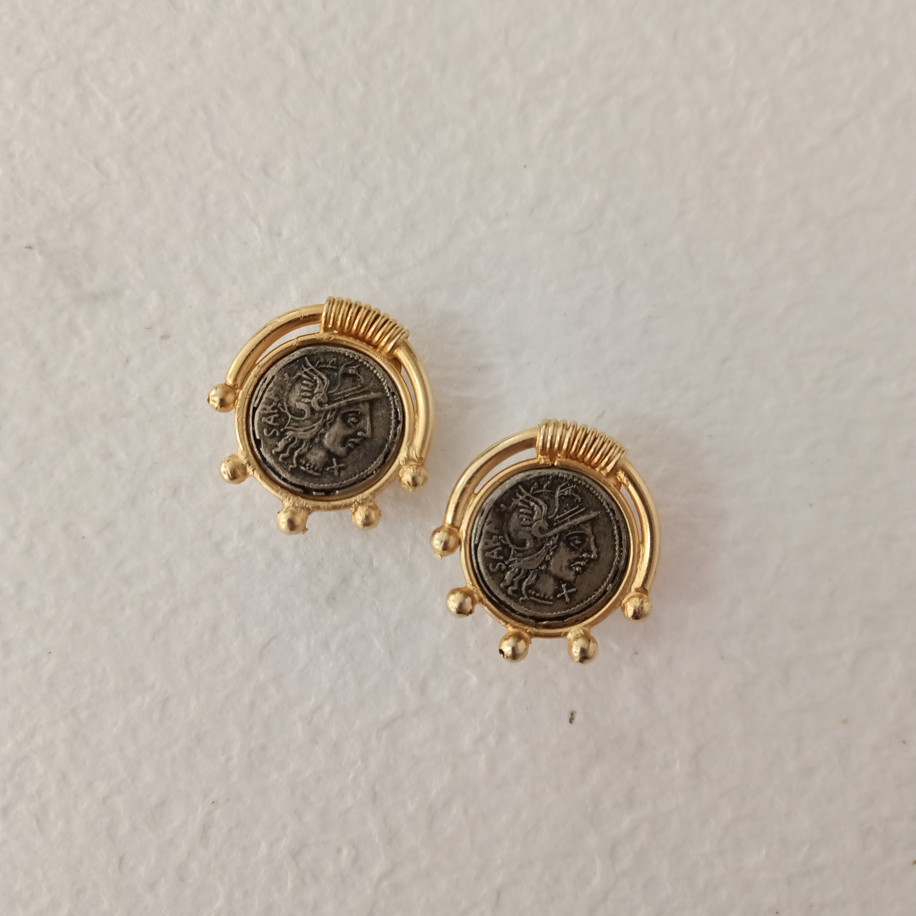 Vintage Roma Askeri Figurlu Kupe