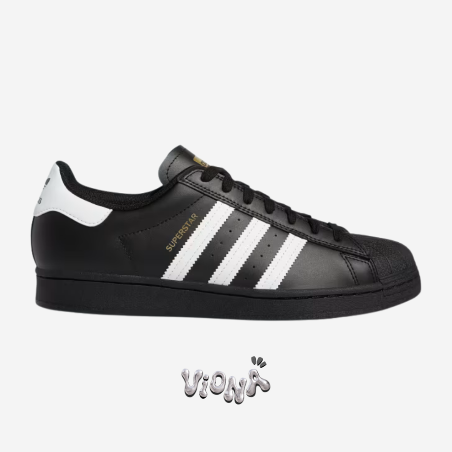 Adidas Superstar Black White