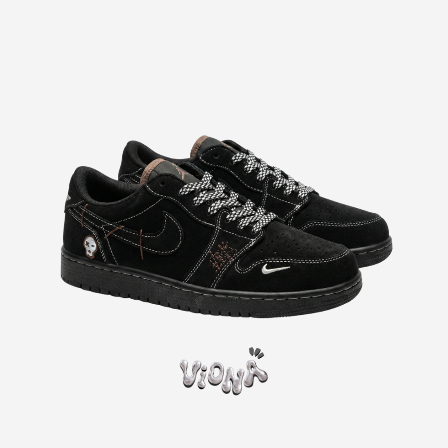 Nike Air Jordan 1 Retro Low OG "Zion Williamson X Pitch Black"
