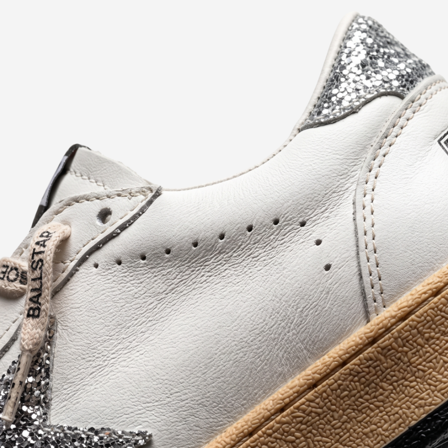 Golden Goose Ball Star Glitter Grey