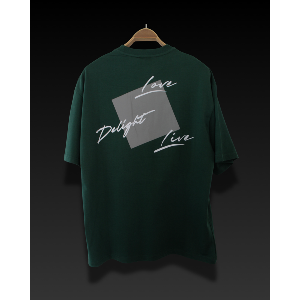 lovealive Unisex Love Delight Live Yeşil Tişört | Vita Nova