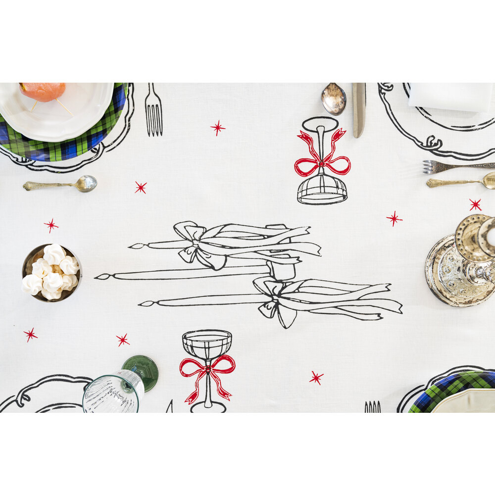 Table Setting Christmas Edition Masa Örtüsü