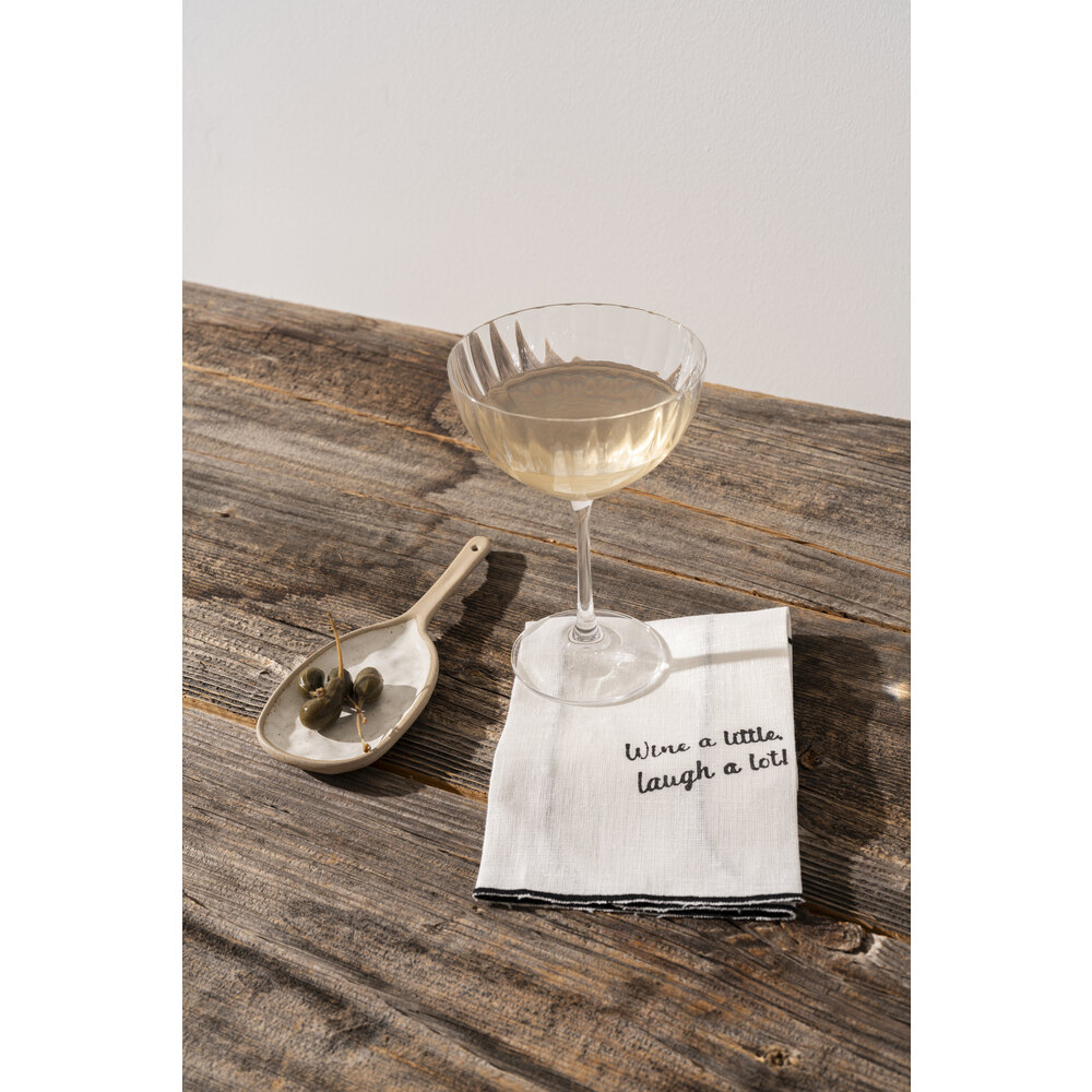 Wine a little, laugh a lot! Slogan Peçete