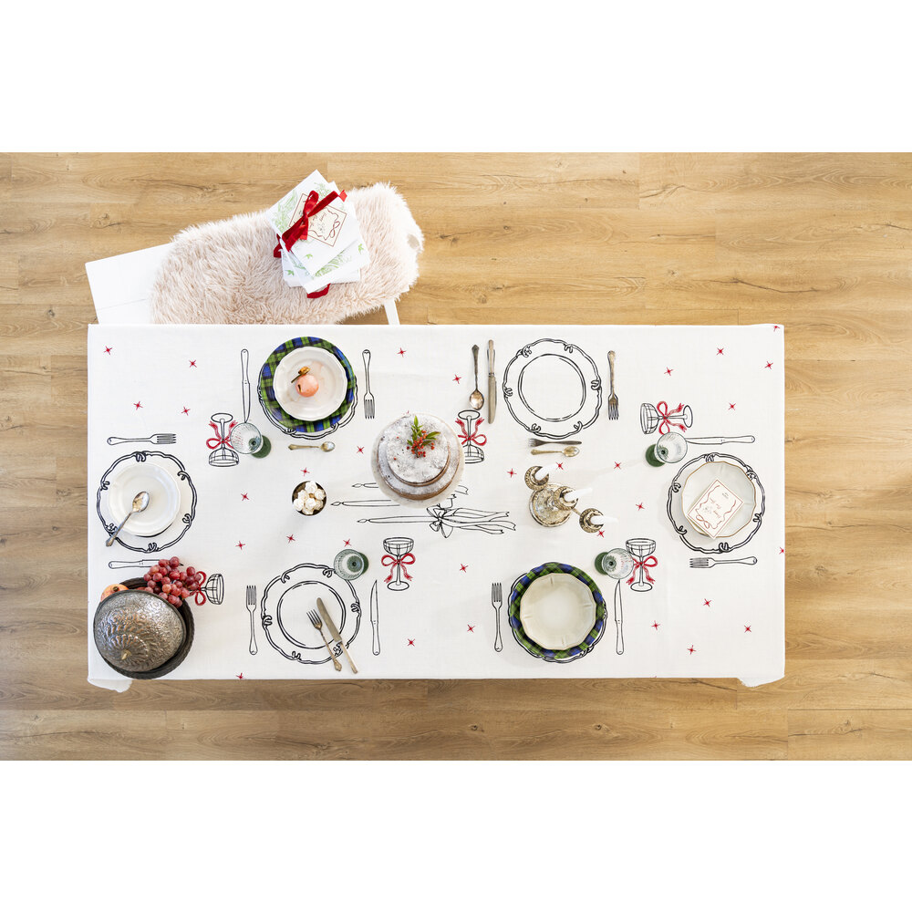 Table Setting Christmas Edition Masa Örtüsü