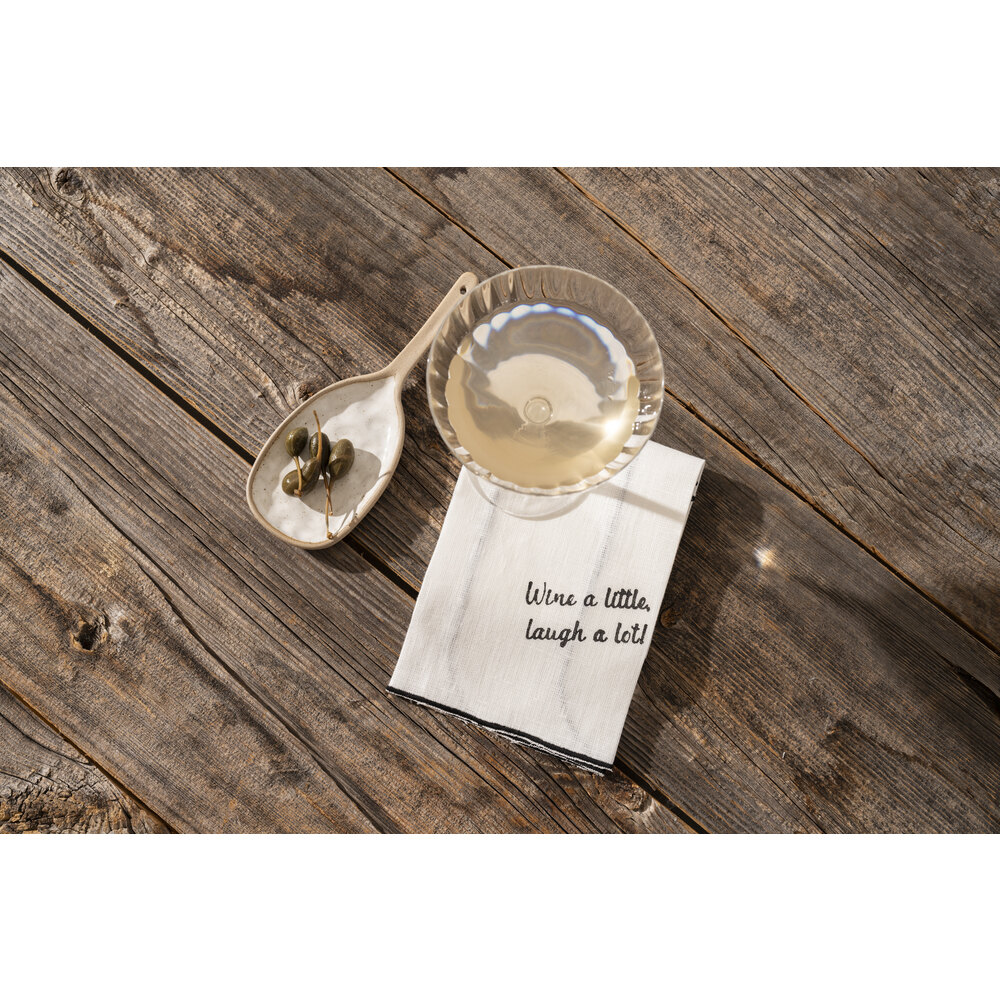 Wine a little, laugh a lot! Slogan Peçete