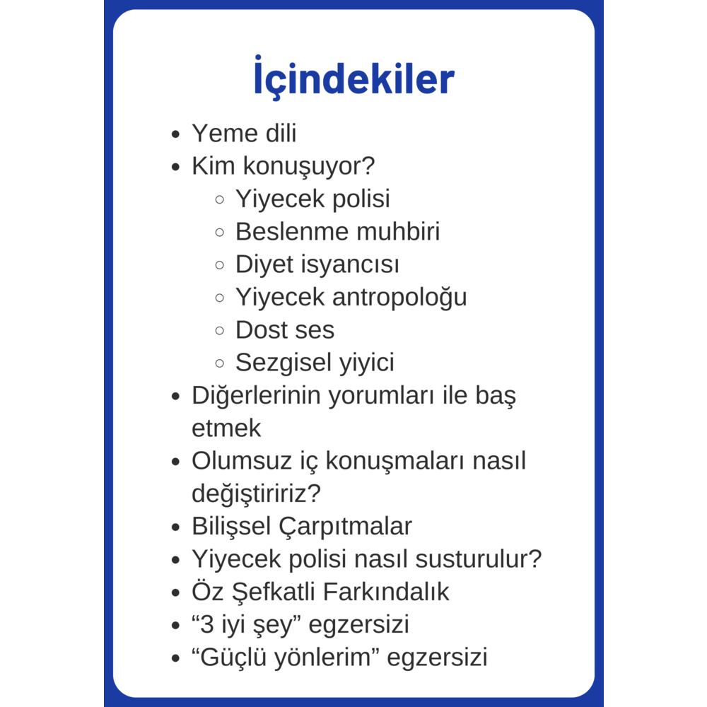 5. KİTAPÇIK: Yiyecek Polisine Karşı Çık!