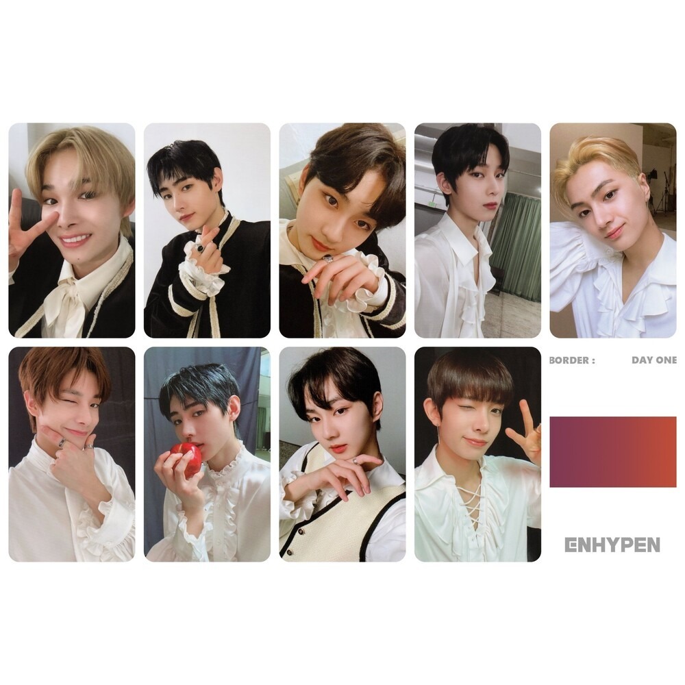 Enhypen BORDER DAY ONE Fotokart | Yeyo Butik