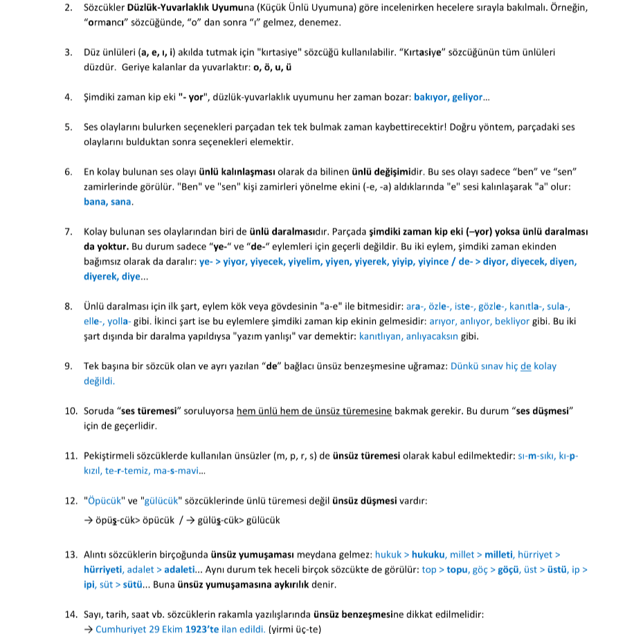 Dil Bilgisinin Püf Noktaları