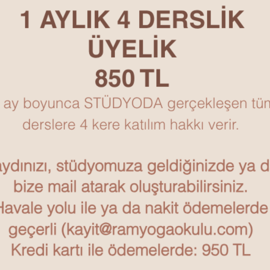 4 Derslik Üyelik