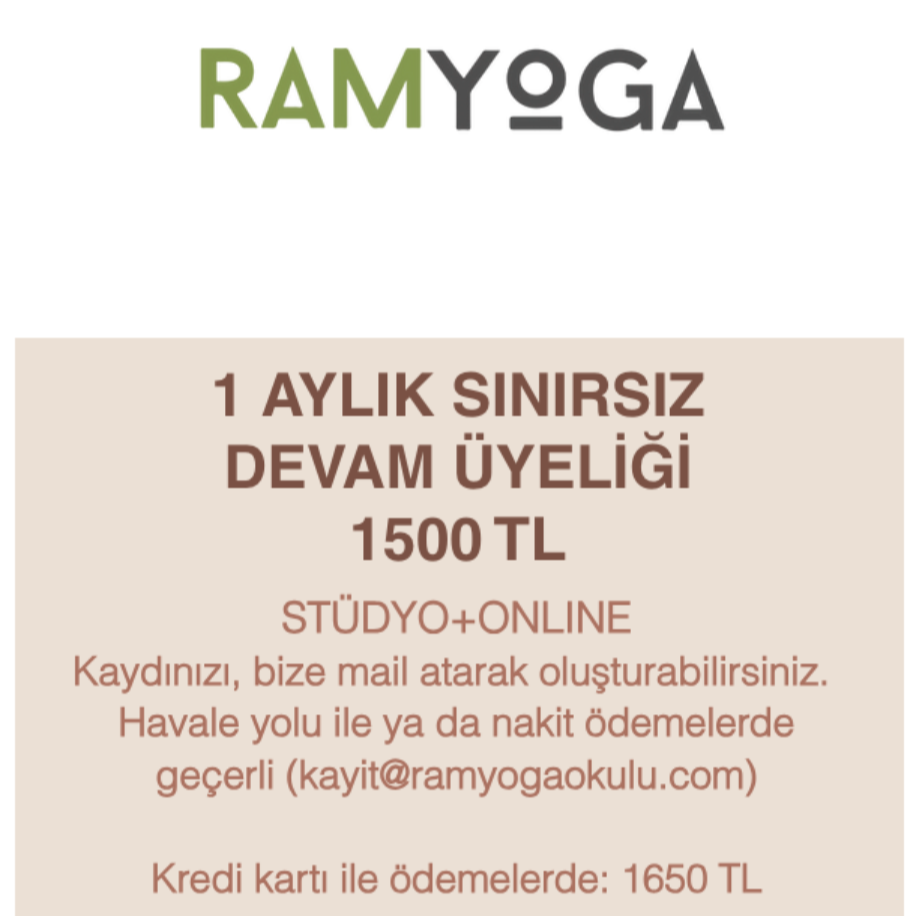 1 Aylık Sınırsız