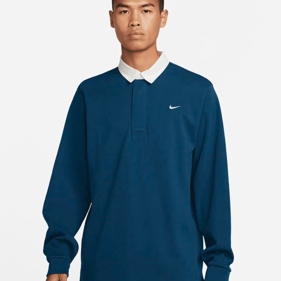 Nike Sportswear Rugby Top Solo Swoosh Shirt [DQ5221-460]