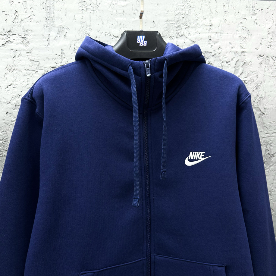 Nike Sportswear Club Full-Zip Hoodie Sweatshirt [BV2648-410]