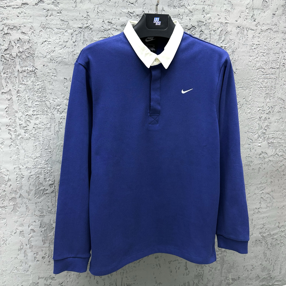 Nike Sportswear Rugby Top Solo Swoosh Shirt [DQ5221-460]
